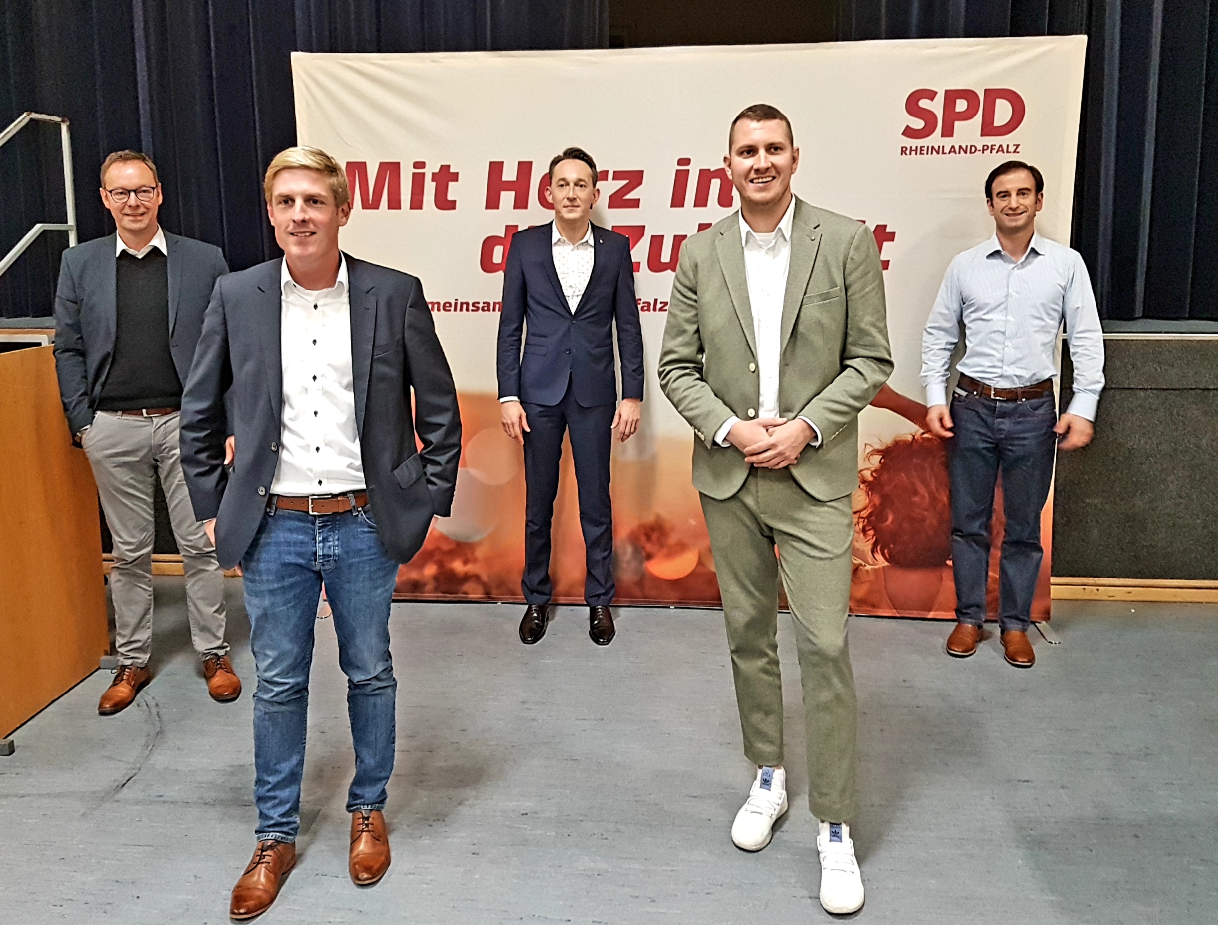 Bild v.l.n.r: Alexander Wilhelm, Christoph Schmitt, Marc Ruland, Benjamin Kastner, Marcel Hürter