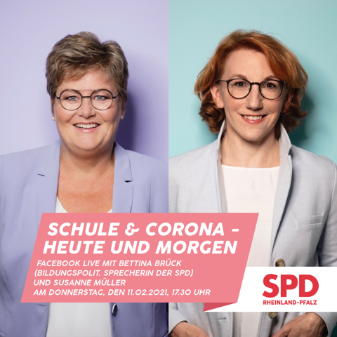 Bettina Brück und Susanne Müller (SPD)