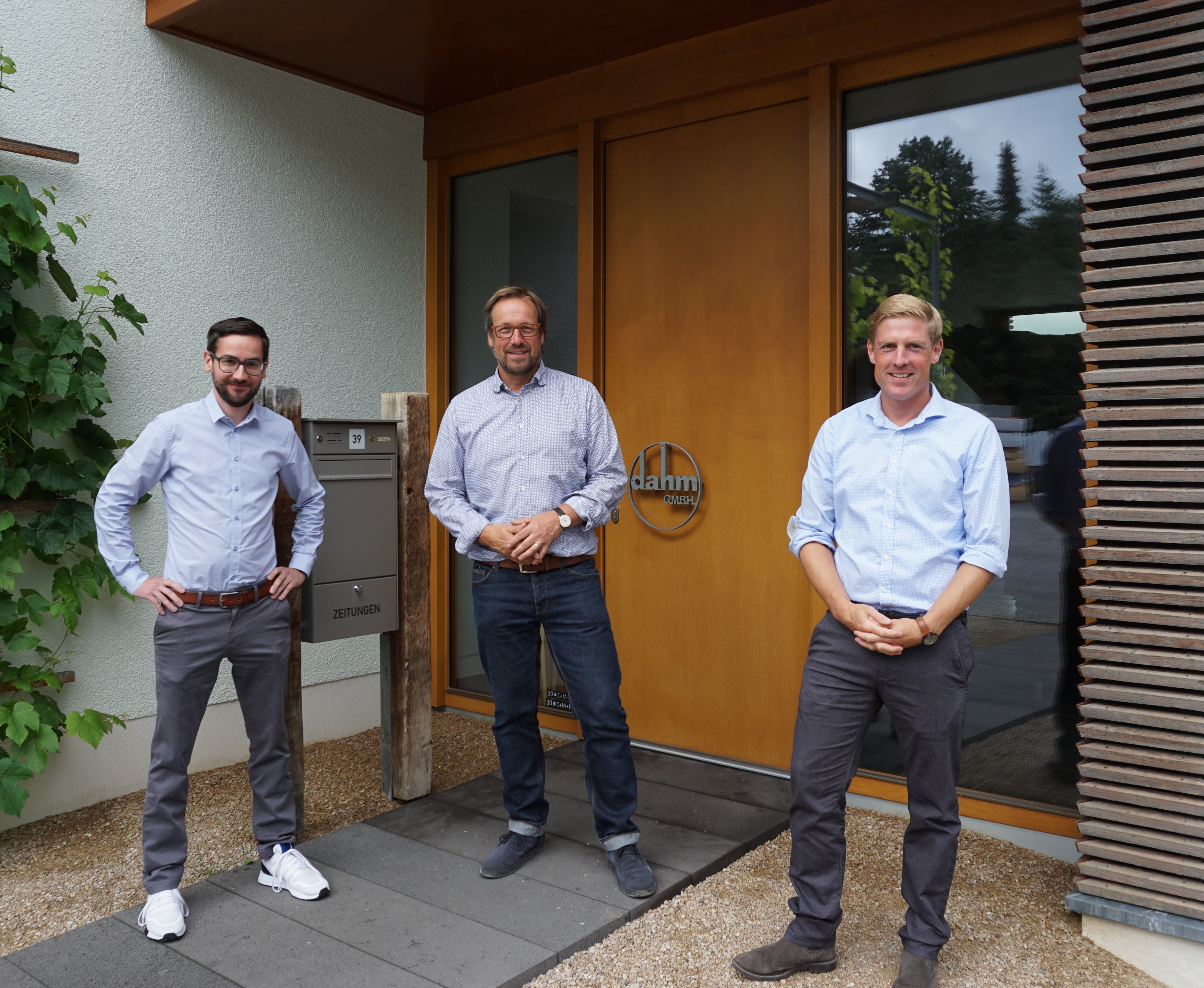  v.l.n.r.: Philipp Hergarten, Ralf Henk und Christoph Schmitt