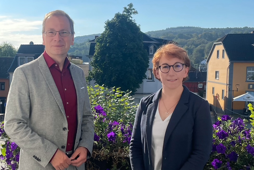 Andreas Geron und Susanne Müller (SPD)